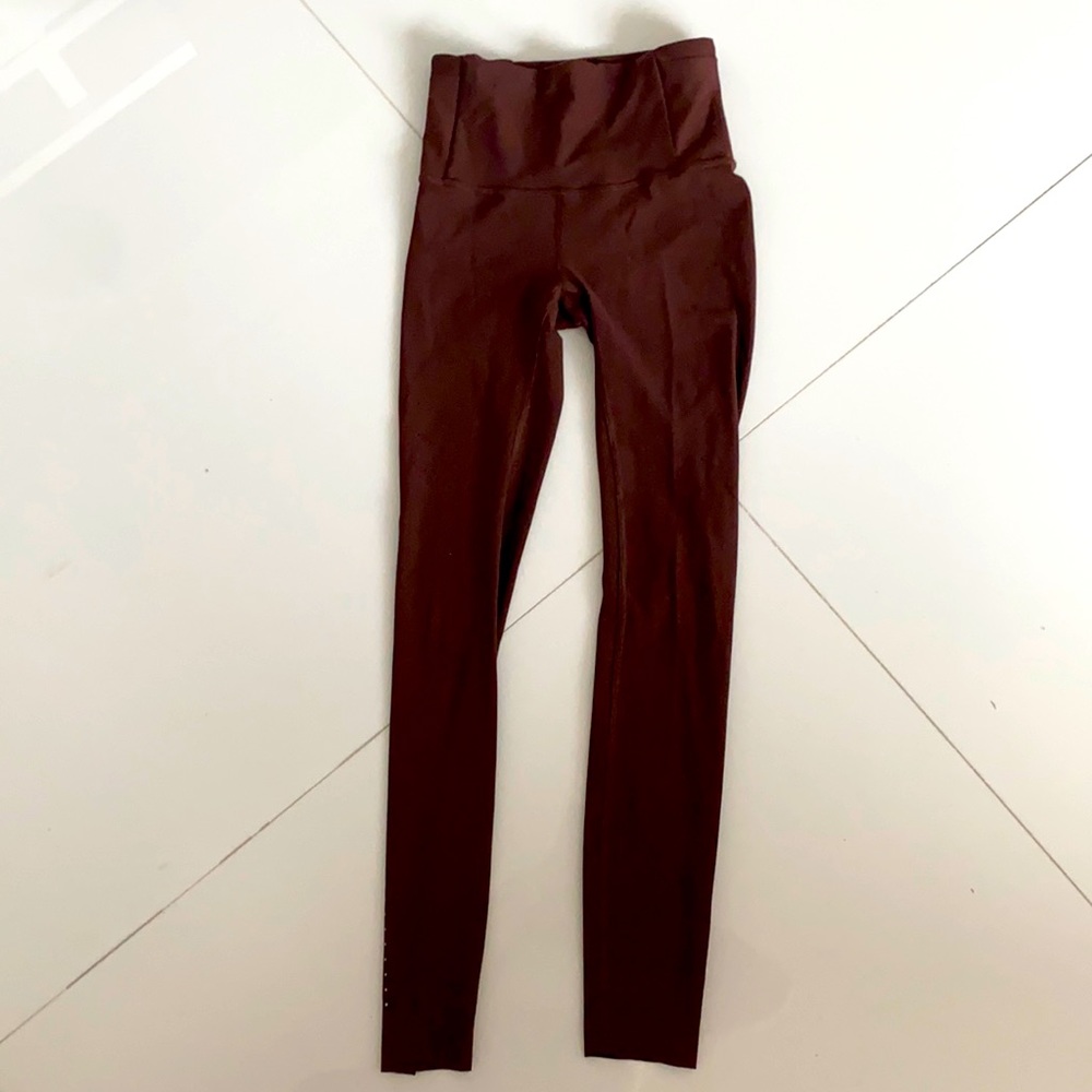 Lululemon zoned in tight leggings 27” size 4